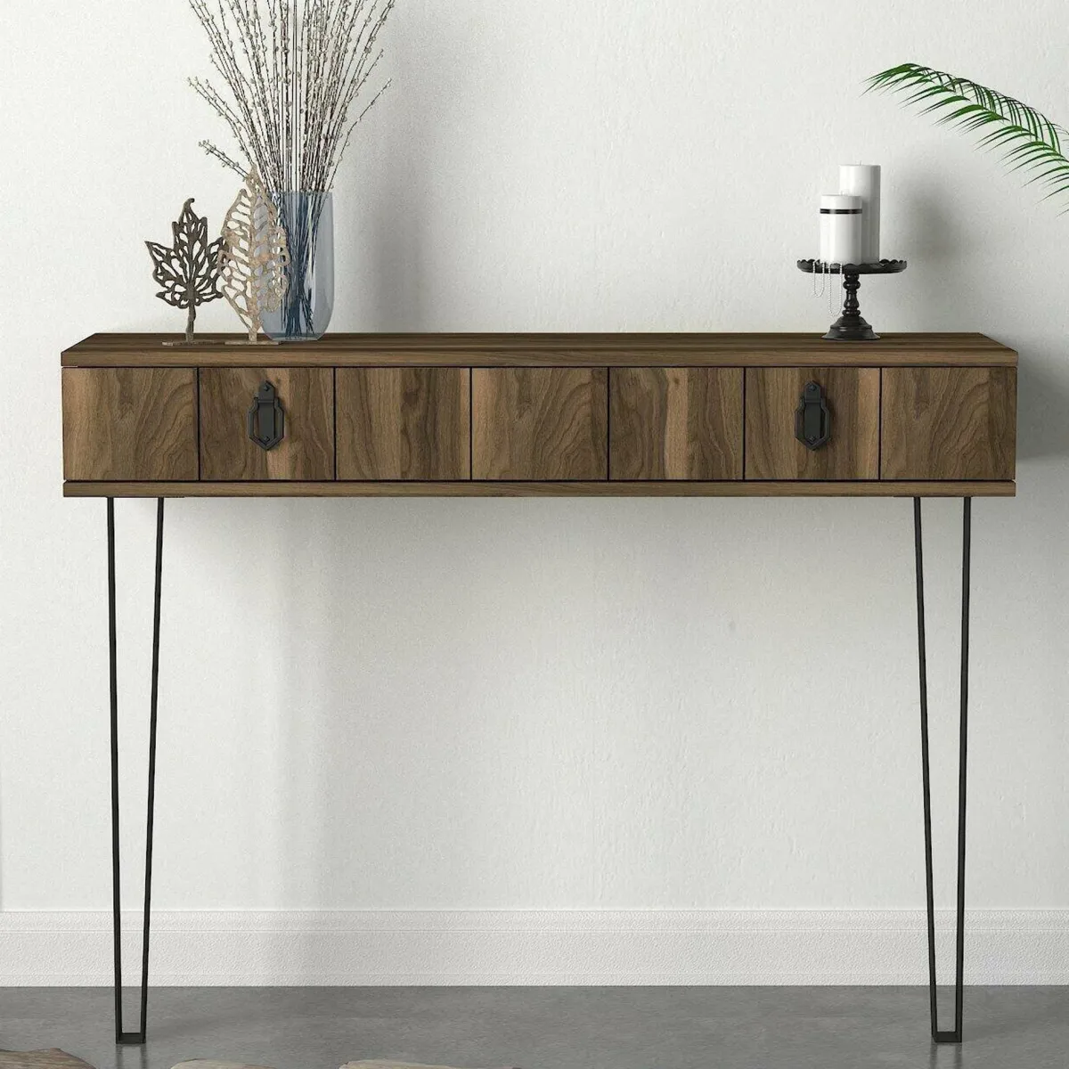 Consolle > Dmora Consolle 120x36x90h cm noce - Erick Marrone Noce