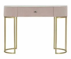 Consolle 100x40x75h cm rosa e bianco - Abstraktes