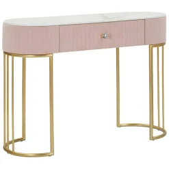 Consolle 100x40x75h cm rosa e bianco - Abstraktes