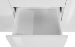 Cucina|Salotto > Dmora Credenza Aba, 180x40h80 cm, lucido Bianco