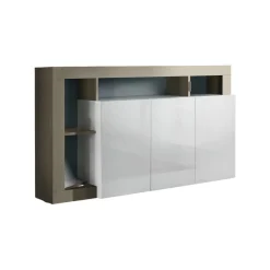 Credenza Americano, 146x42 h93 cm, Bianco