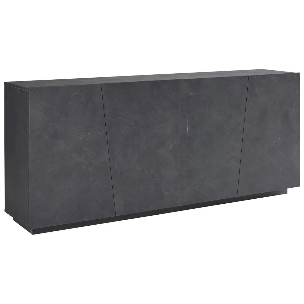 Credenza ardesia 200x43x86h cm 4 ante - Apollo