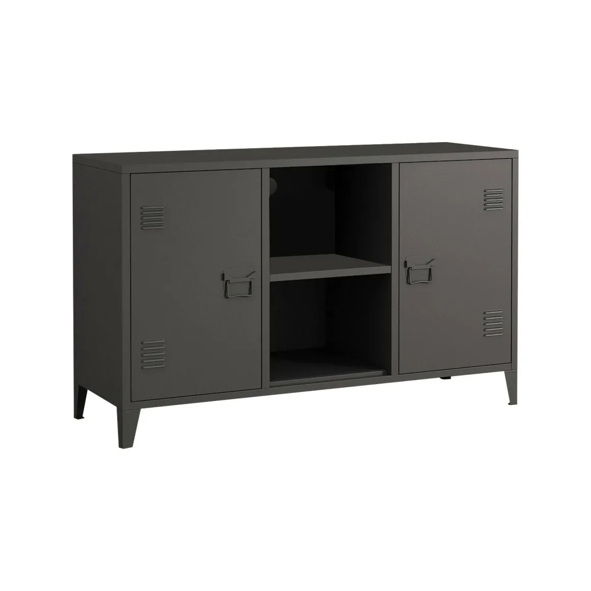 Credenza ardesia 120x40x73h cm 2 ante - Friddi