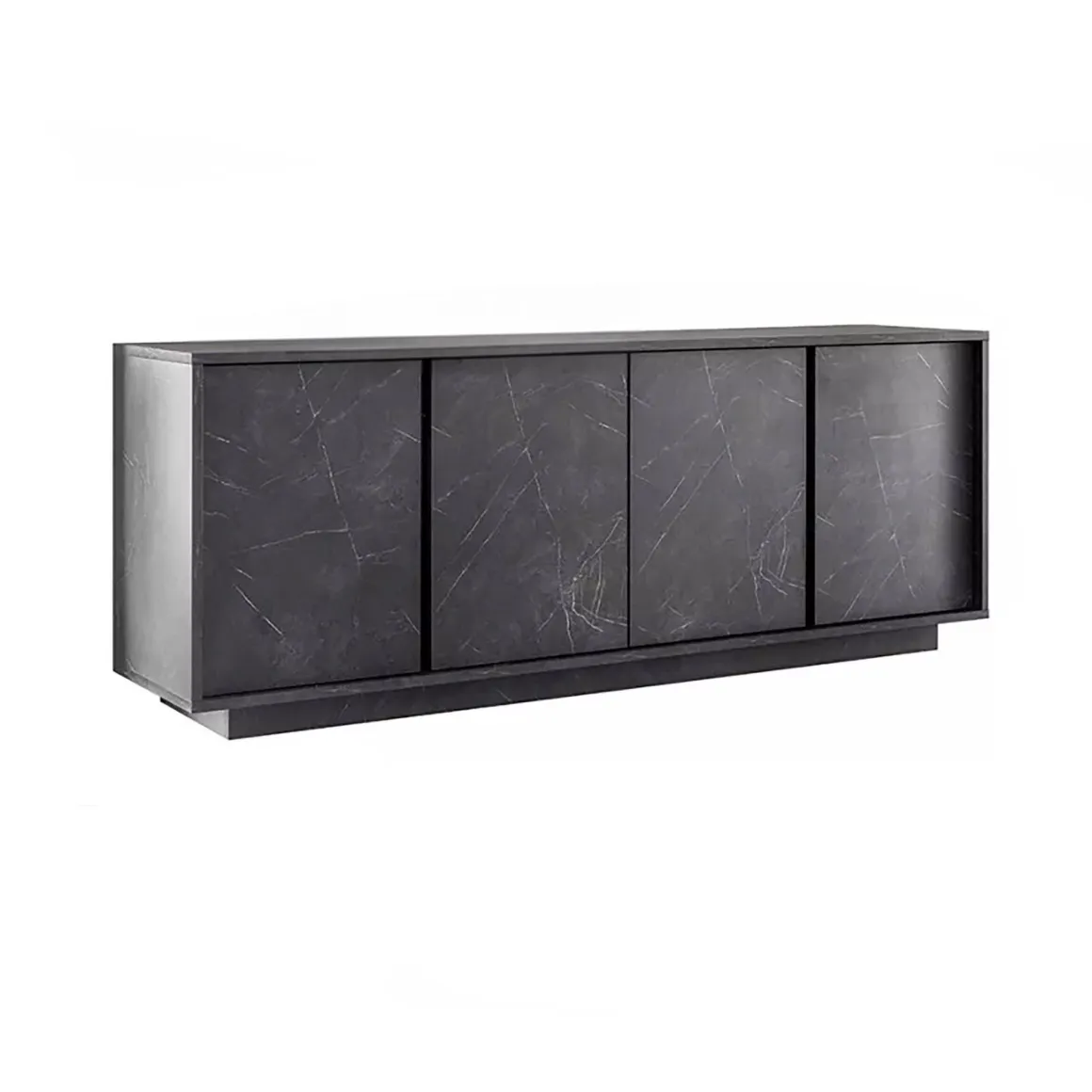 Credenza ardesia 180x43x79h cm 4 ante - Nika