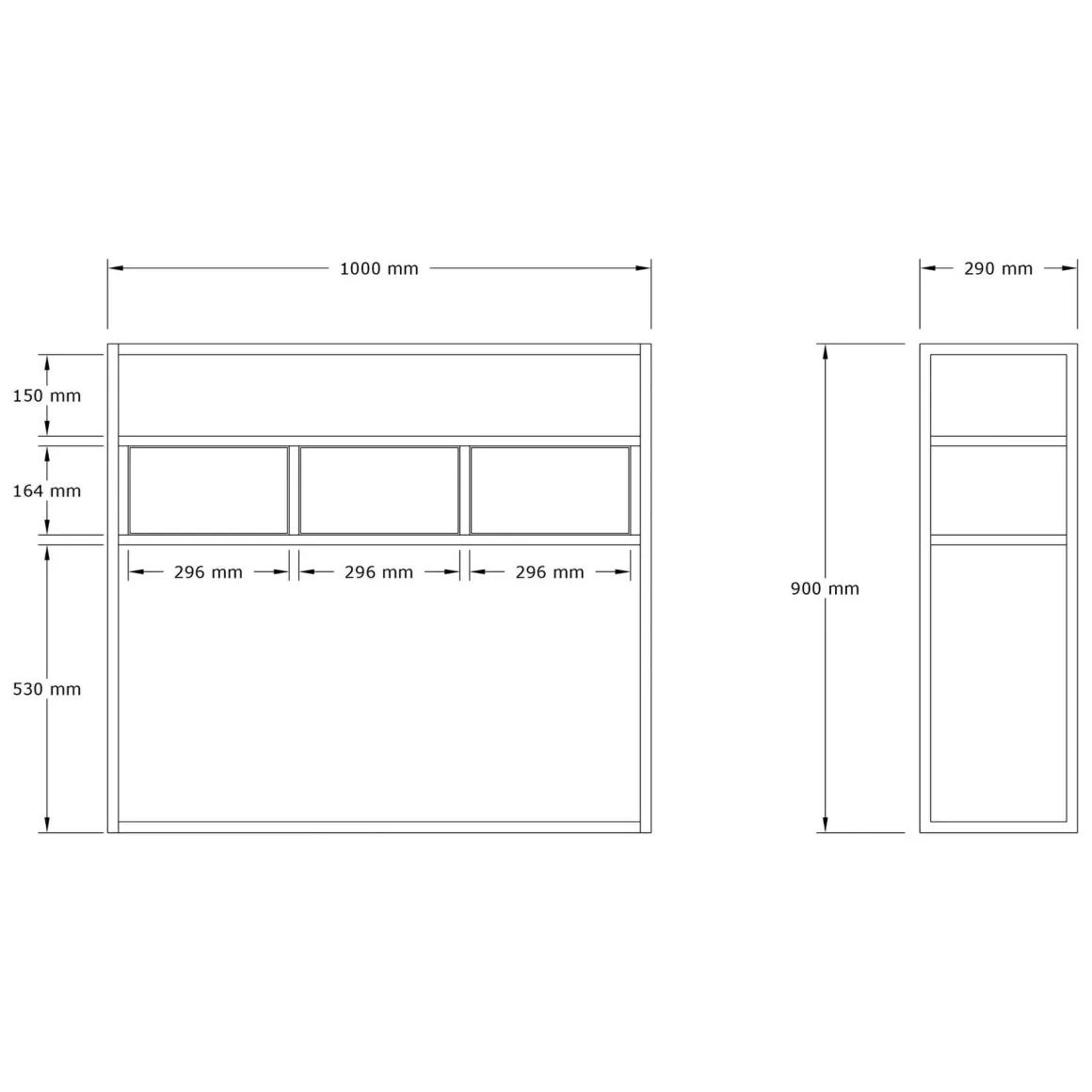 Credenza Beige Marmo oro 4 Vani 3 Ante 90x34x70h cm, Apertura a Ribalta - Gemonio