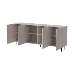Credenza beige 200x42x82h cm 4 ante - Corana