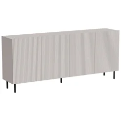 Credenza beige 200x42x82h cm 4 ante - Corana