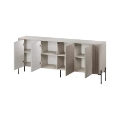 Credenza beige 190x39x80h cm 4 ante - Laion