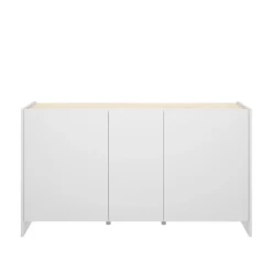 Credenza bianca e rovere 138x42x76h cm 3 ante - America