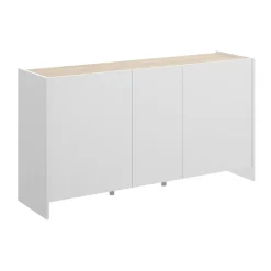 Credenza bianca e rovere 138x42x76h cm 3 ante - America