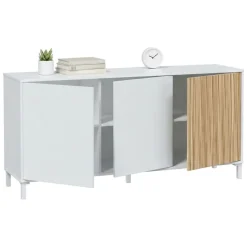 Credenza bianca 154x40x74h cm 3 ante - Ametista