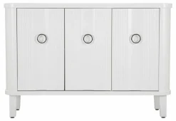 Credenza bianca 120x40x84h cm 3 ante - Lewis