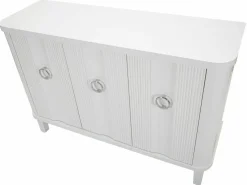 Credenza bianca 120x40x84h cm 3 ante - Lewis
