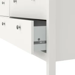 Credenza bianca 159x38x79h cm 8 cassetti - Kovsova