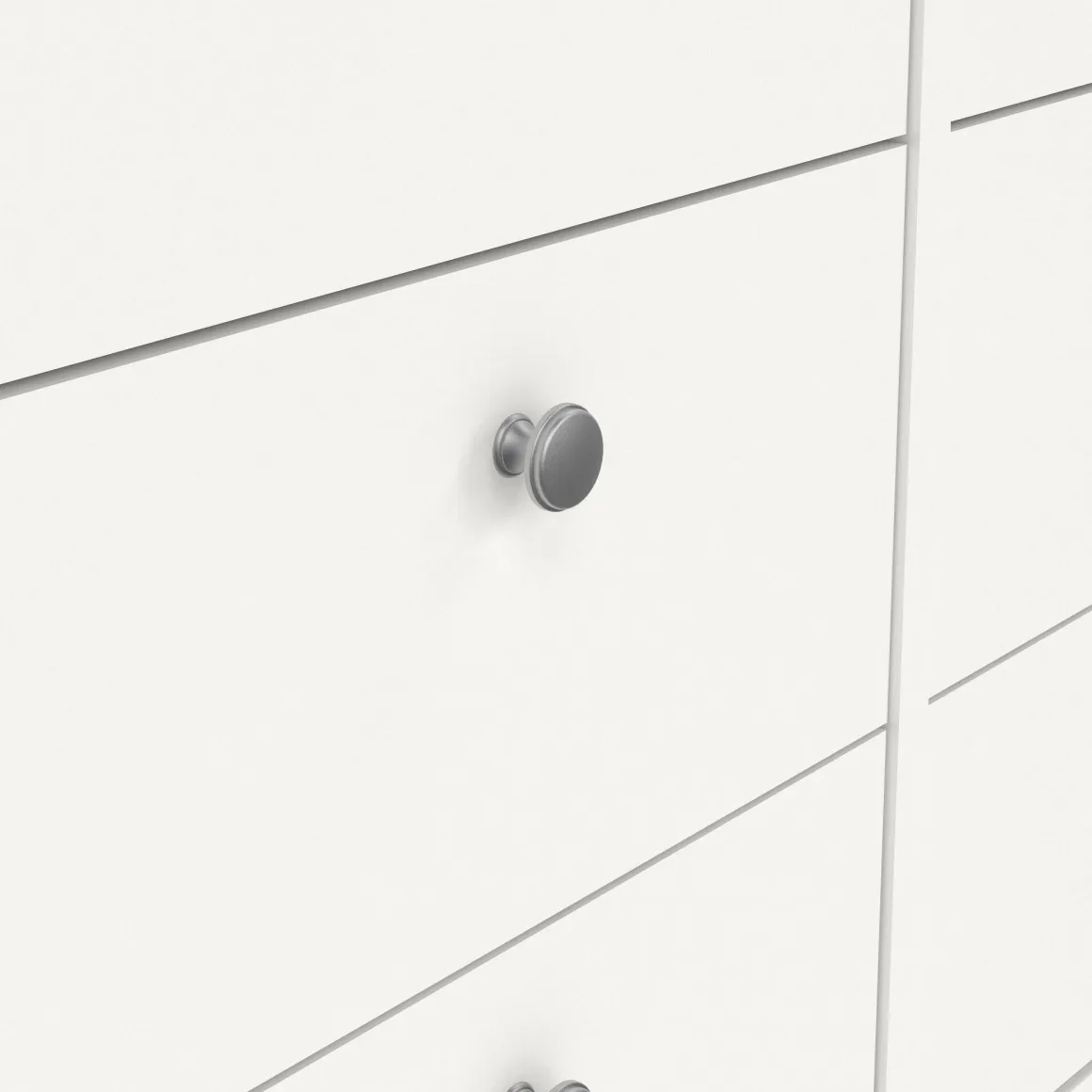 Credenza bianca 159x38x79h cm 8 cassetti - Kovsova