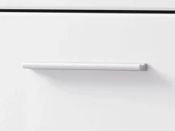 Credenza Bianco 2 Ripiani un Cassetto 79x35x97.5h cm, 3 Vani - Verduno