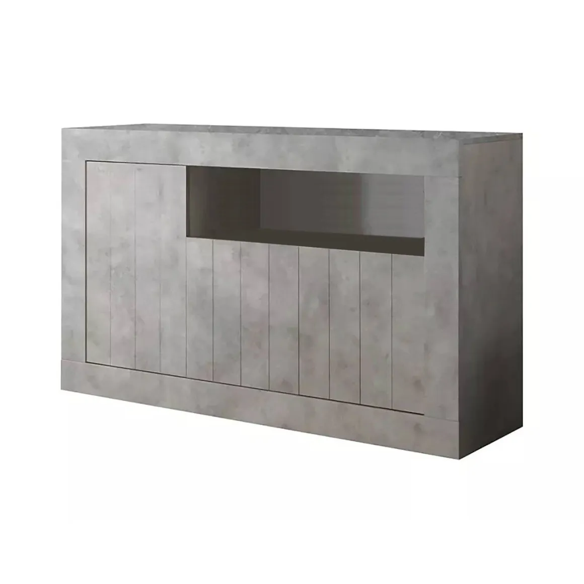Credenza cemento 138x42x86h cm 3 ante - Dolphin