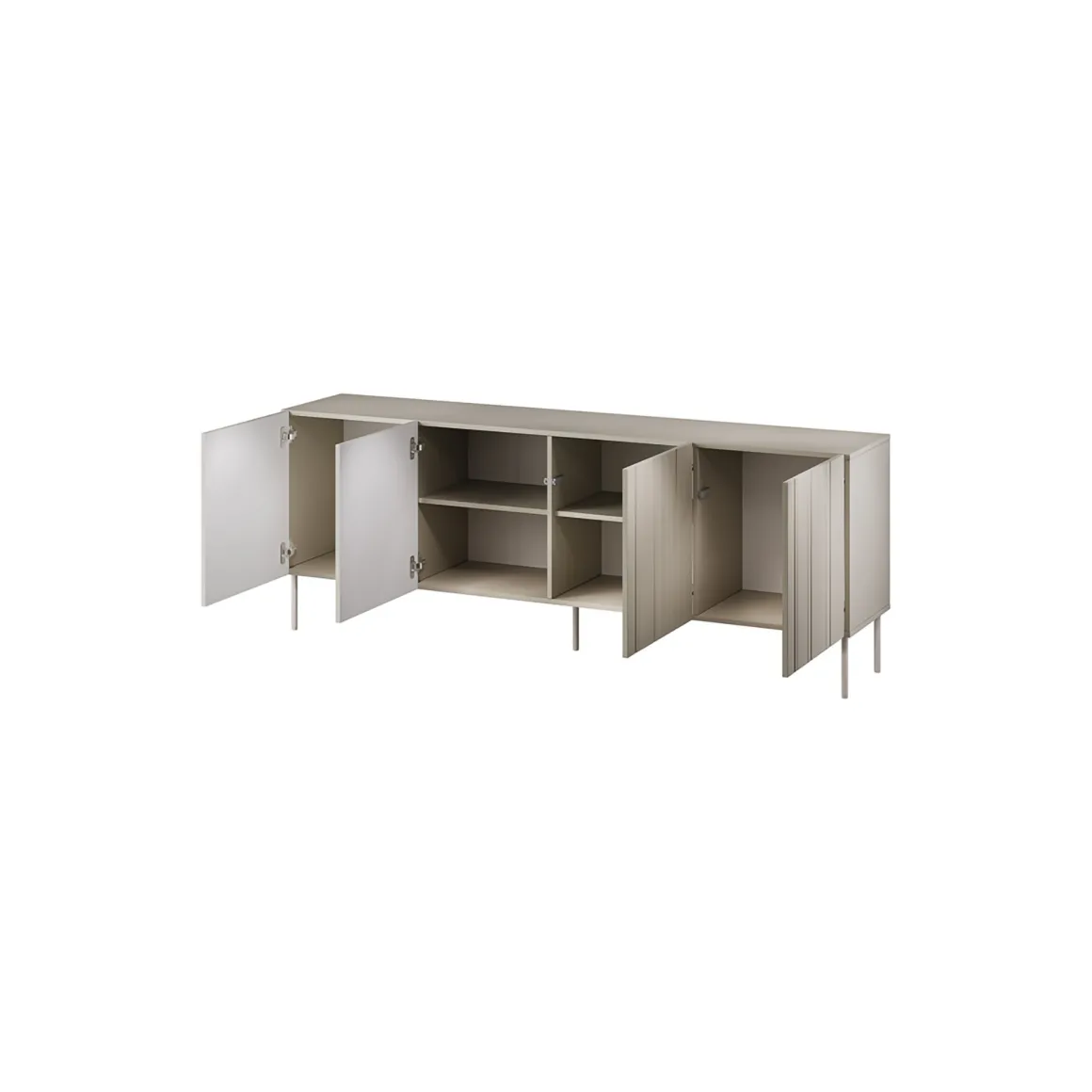 Credenza Gerace, 201x42 h75 cm, Beige