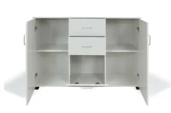 Credenza grigia 120x40x82h cm 3 ante e 2 cassetti - Apocalypse
