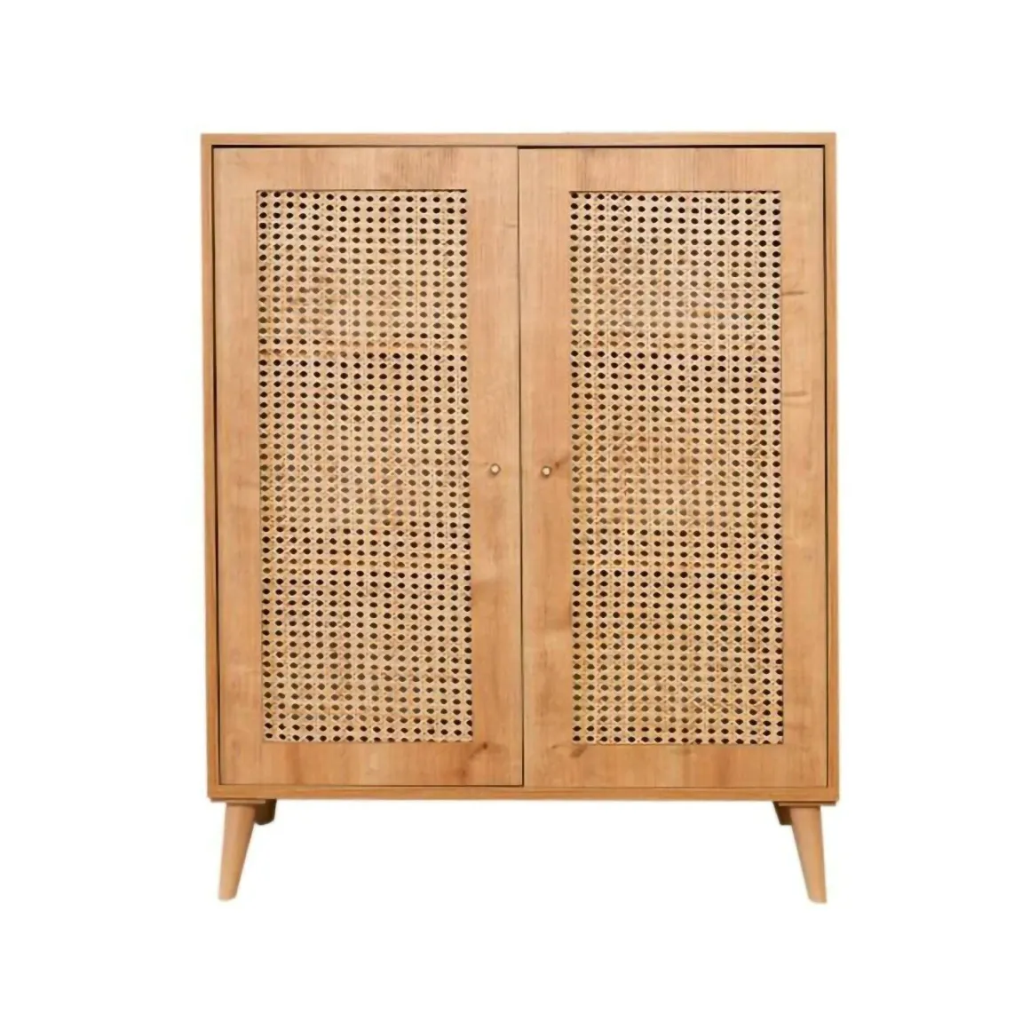Credenza legno chiaro 90x40x110h cm 2 ante - Diodata