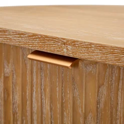 Credenza Marrone Ciliegio un Cassetto un Ripiano 81x46x82h cm, Apertura Battente, Scorrevole - Falomo