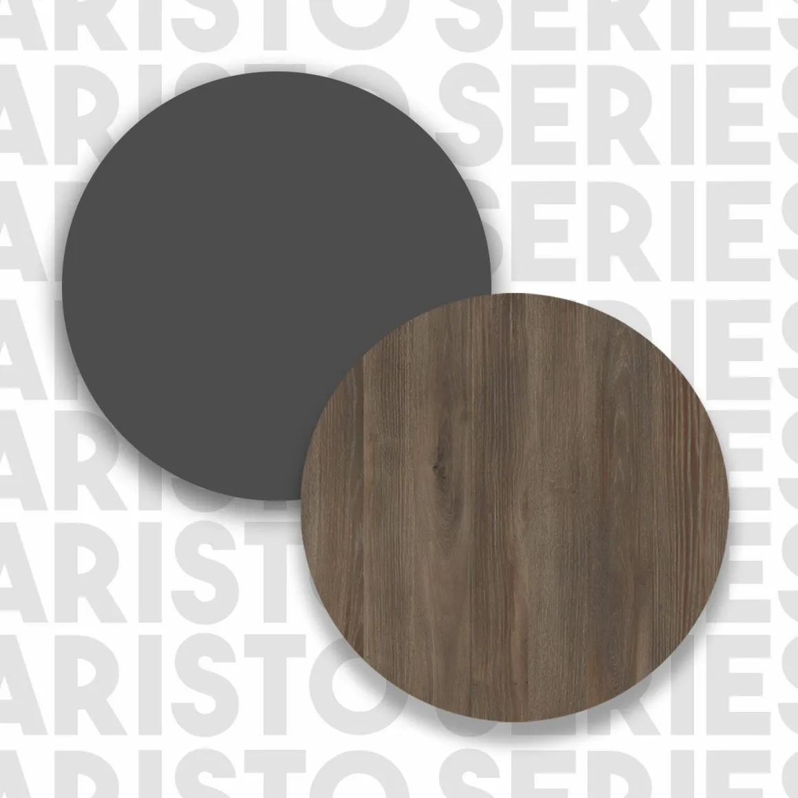 Credenza marrone e antracite 72x35x104h cm 4 ante - evariste