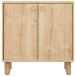 Credenza Marrone Rovere un Ripiano 2 Ante 72x36x73h cm, 2 Vani - Pontida