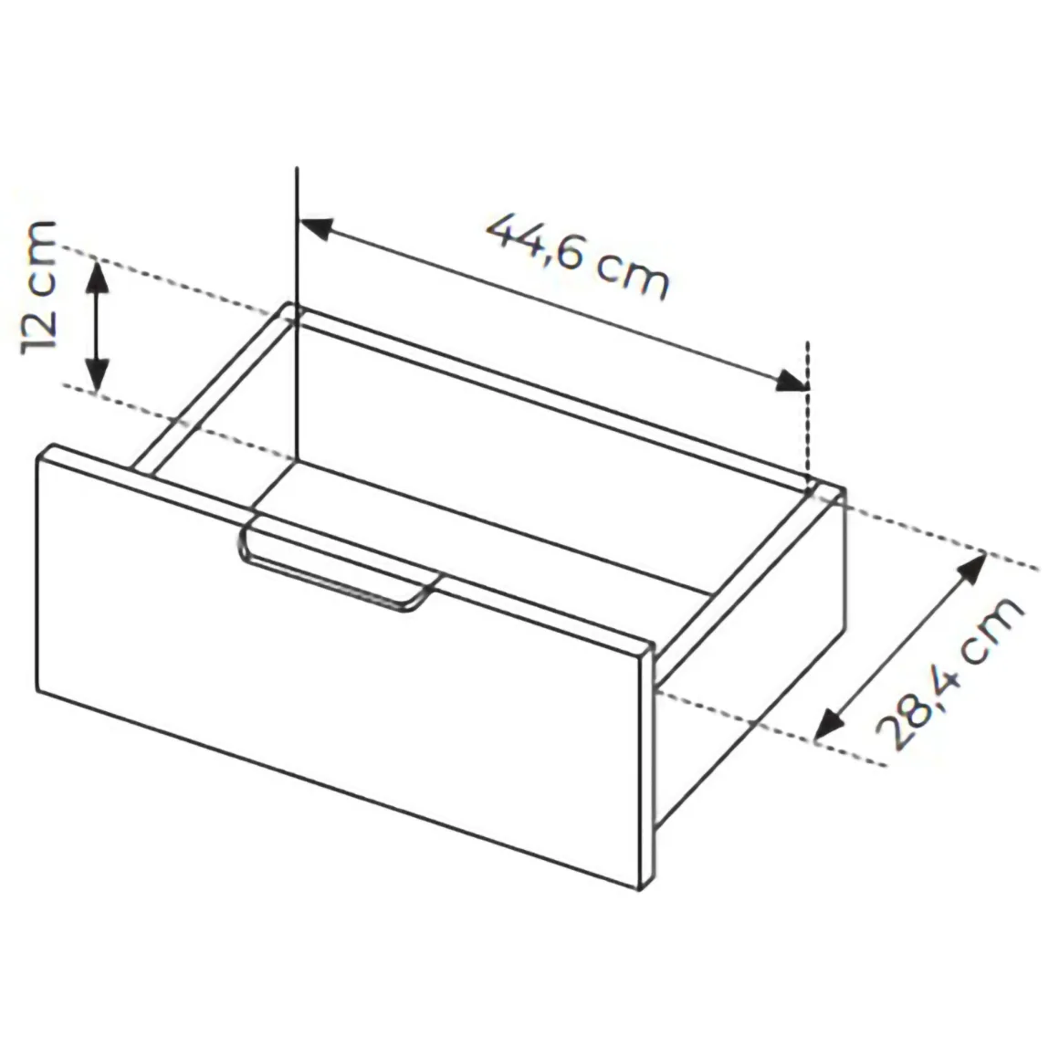 Credenza Nero Antracite oro 2 Cassetti 3 Ripiani 103x40x123h cm, Apertura Battente, Scorrevole - Hameno