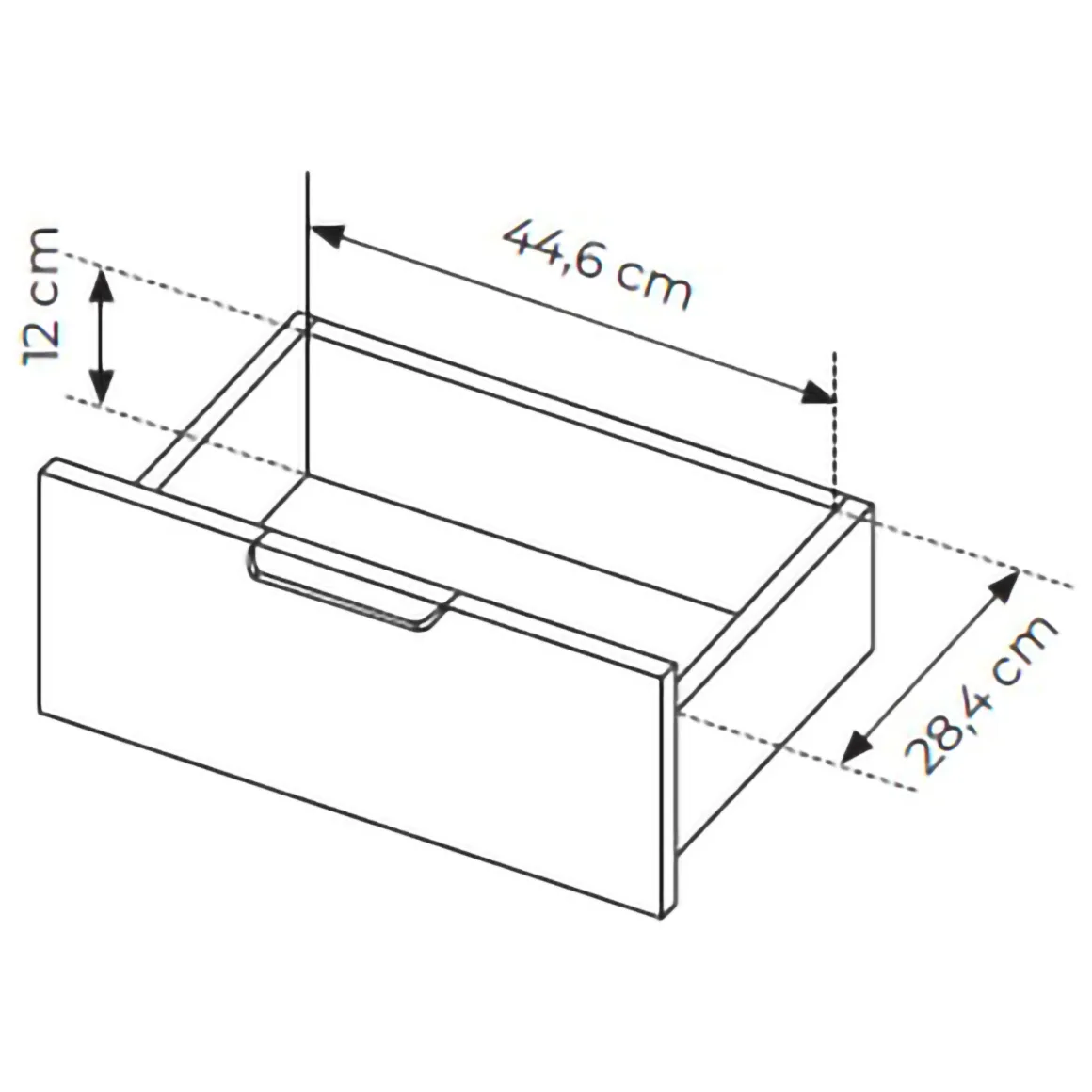 Credenza Nero oro 2 Cassetti 3 Ripiani 153x40x81h cm, Apertura Battente, Scorrevole - Hametesi