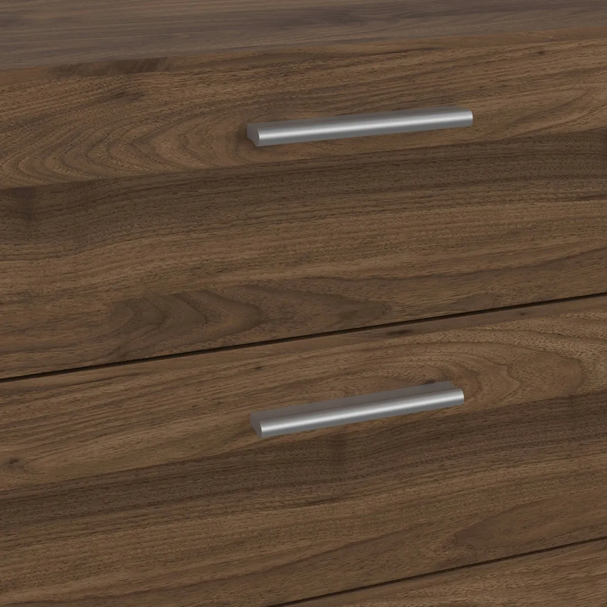 Madie|Credenze > Dmora Credenza noce 140x40x81h cm 8 cassetti - Phethai Marrone Noce