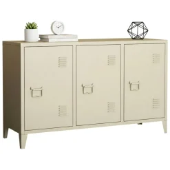 Credenza panna 120x40x73h cm 3 ante - Cocullo