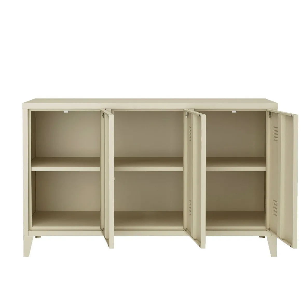Credenza panna 120x40x73h cm 3 ante - Cocullo