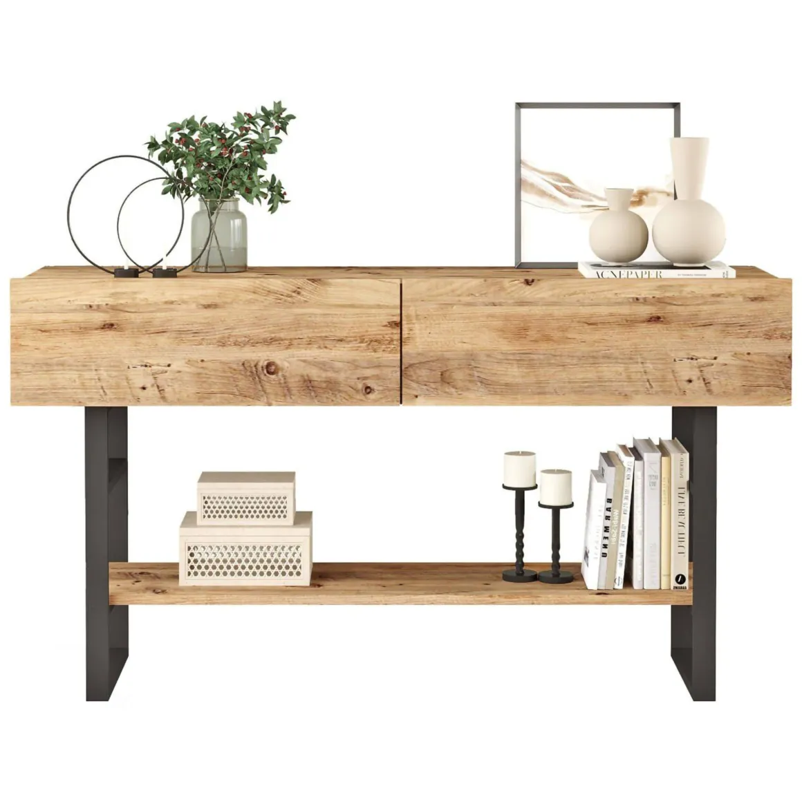 Credenza quercia 138x43x75h cm 2 ante - Allein