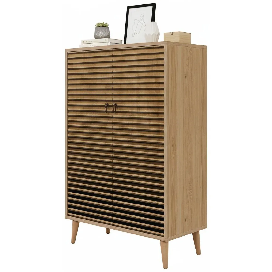 Credenza quercia 80x36x127h cm 2 ante - Andalusite