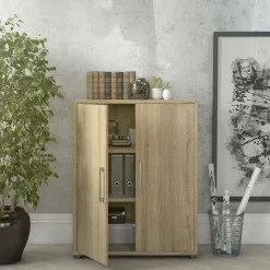 Credenza quercia 89x40x113h cm 2 ante - Warszawa