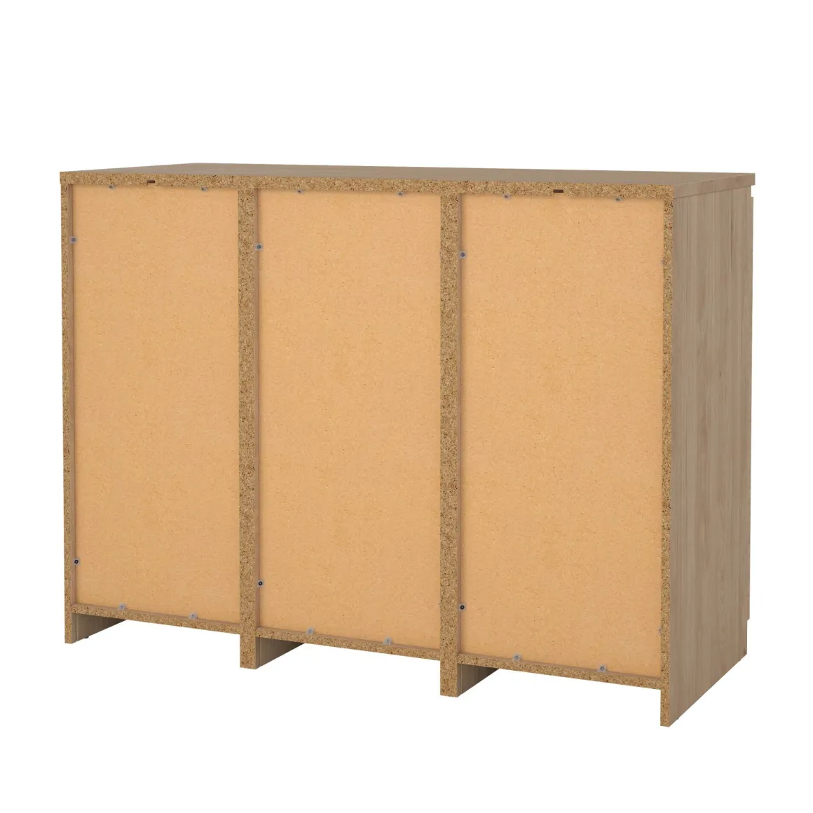 Credenza rovere 120x50x90h cm 2 ante e 4 cassetti - Angelika