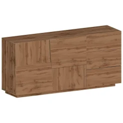 Credenza rovere 180x44x86h cm 2 ante e 3 cassetti - Avelignese