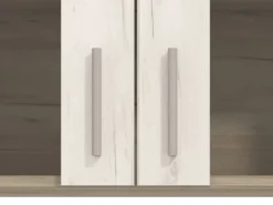 Cucina Beige Marrone Rovere un Cassetto 4 Ripiani, 8 Ante - Interamna