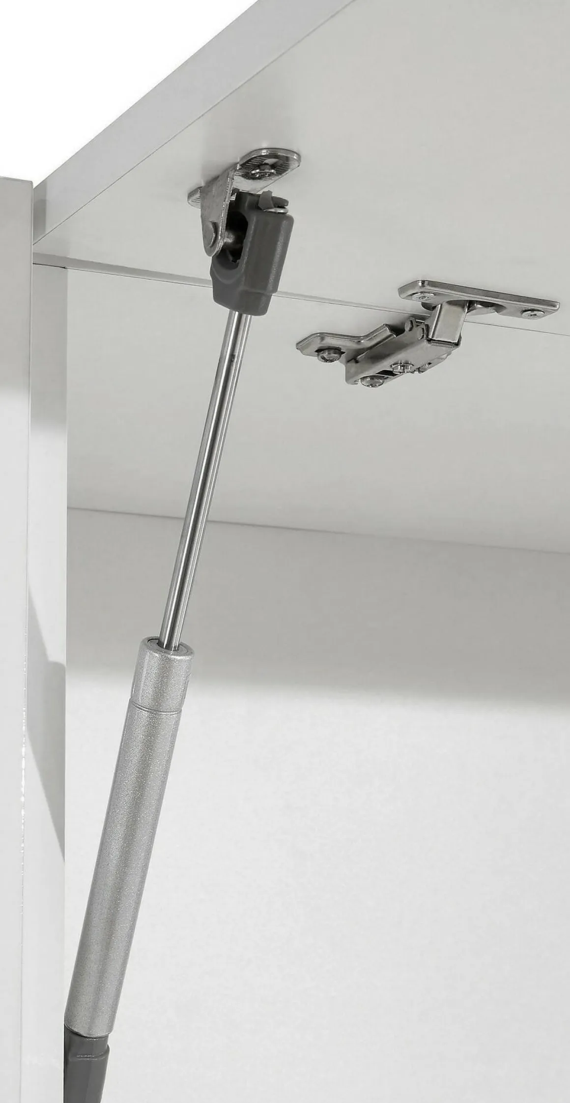 Cucina Bianco Lucido Marrone Rovere un Cassetto 13 Ripiani, Modulabile Made in Italy - Fonti