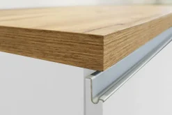 Cucina Bianco Lucido Marrone Rovere un Cassetto 13 Ripiani, Modulabile Made in Italy - Fonti