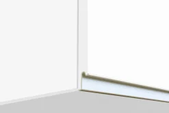 Cucina Bianco Lucido Marrone Rovere un Cassetto 19 Ripiani, Modulabile Made in Italy - Attimis