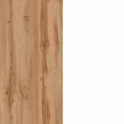 Cucina Bianco Lucido Marrone Rovere un Cassetto 19 Ripiani, Modulabile Made in Italy - Attimis