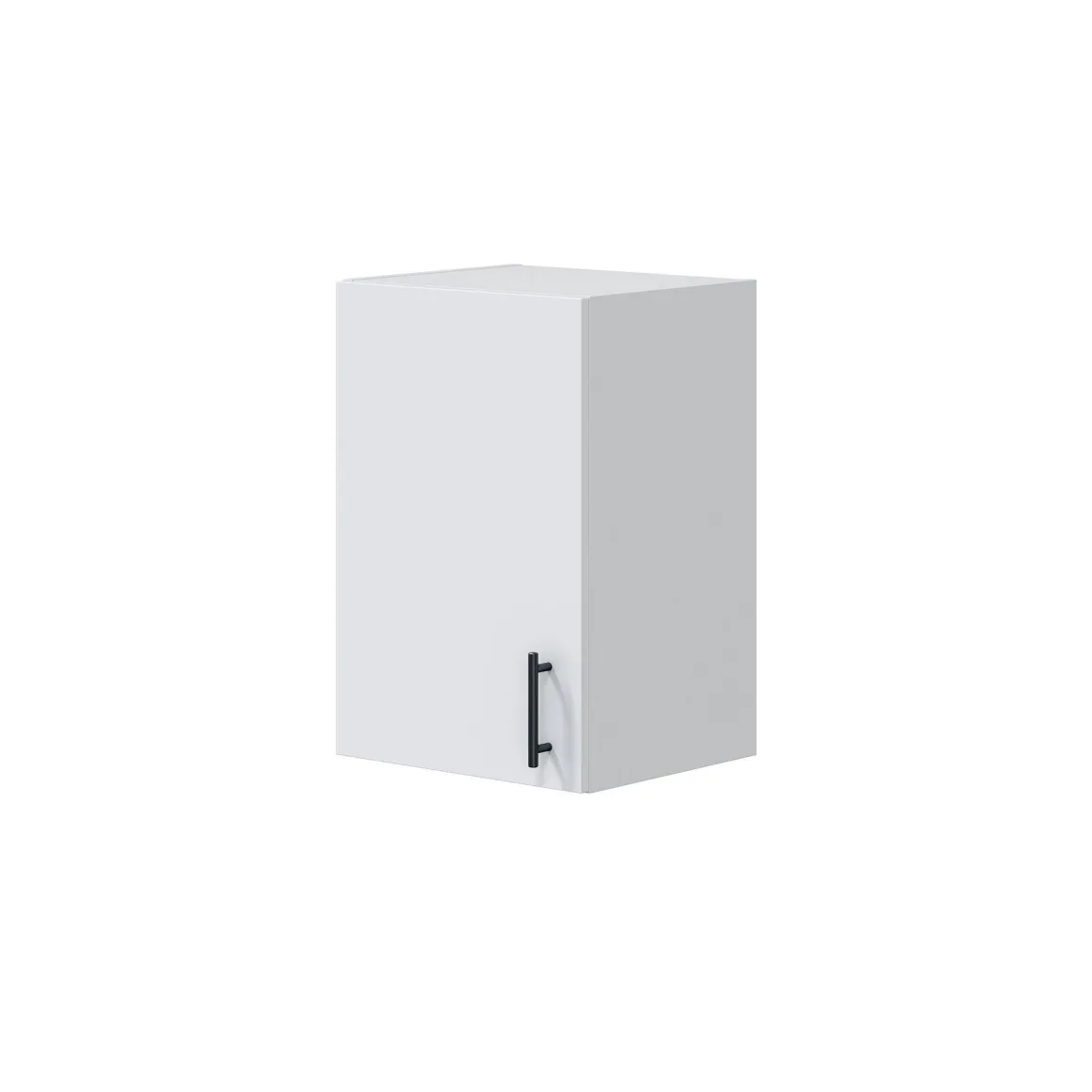 Cucina Bianco Marrone Rovere un Cassetto 4 Ripiani, Apertura Battente, Scorrevole - Thymira