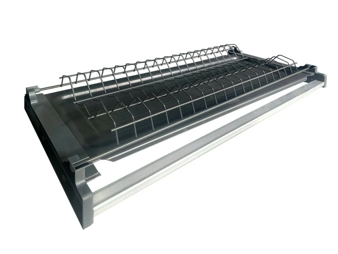Cucine|Cucina > Dmora Cucina Grigio Ardesia Grigio Ardesia un Cassetto 19 Ripiani, 7 Ante Made in Italy - Attimis Grigio Ardesia, Grigio Ardesia