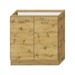 Cucine > Dmora Cucina Modulabile un Cassetto, un Ripiano - Urzulei Marrone Rovere Nodi