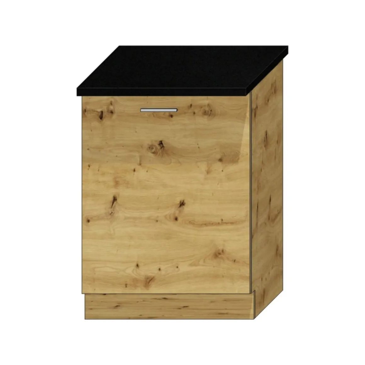 Cucina Marrone Rovere Nodi un Ripiano Modulabile, un Cassetto - Camerino