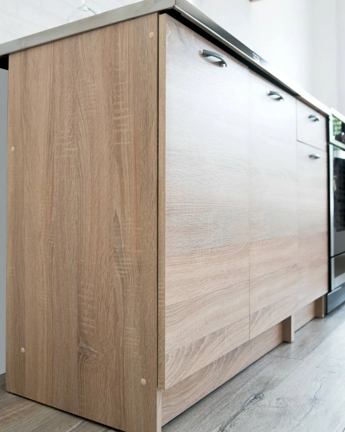 Cucine > Dmora Cucina un Ripiano Modulabile, un Cassetto - Camerino Marrone Rovere
