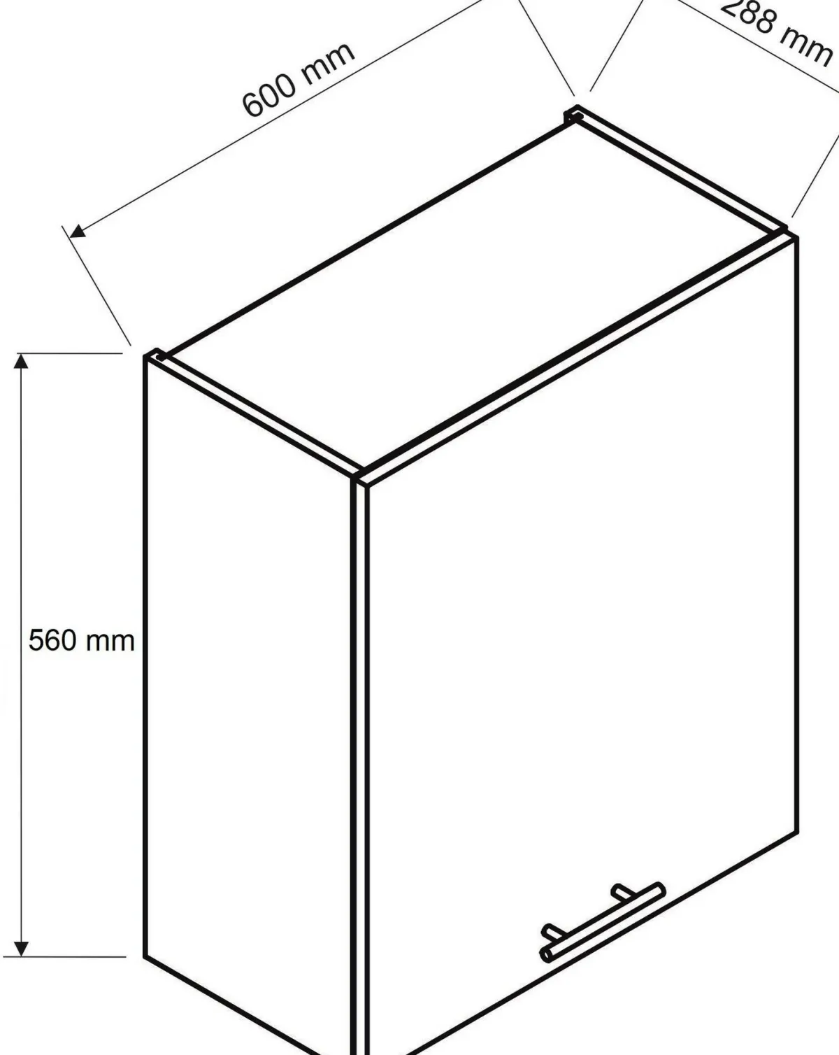 Cucine > Dmora Cucina un Ripiano Modulabile, un Cassetto - Camerino Marrone Rovere