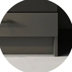 Cucina Nero Antracite Modulabile un Cassetto, un Ripiano - Rostas