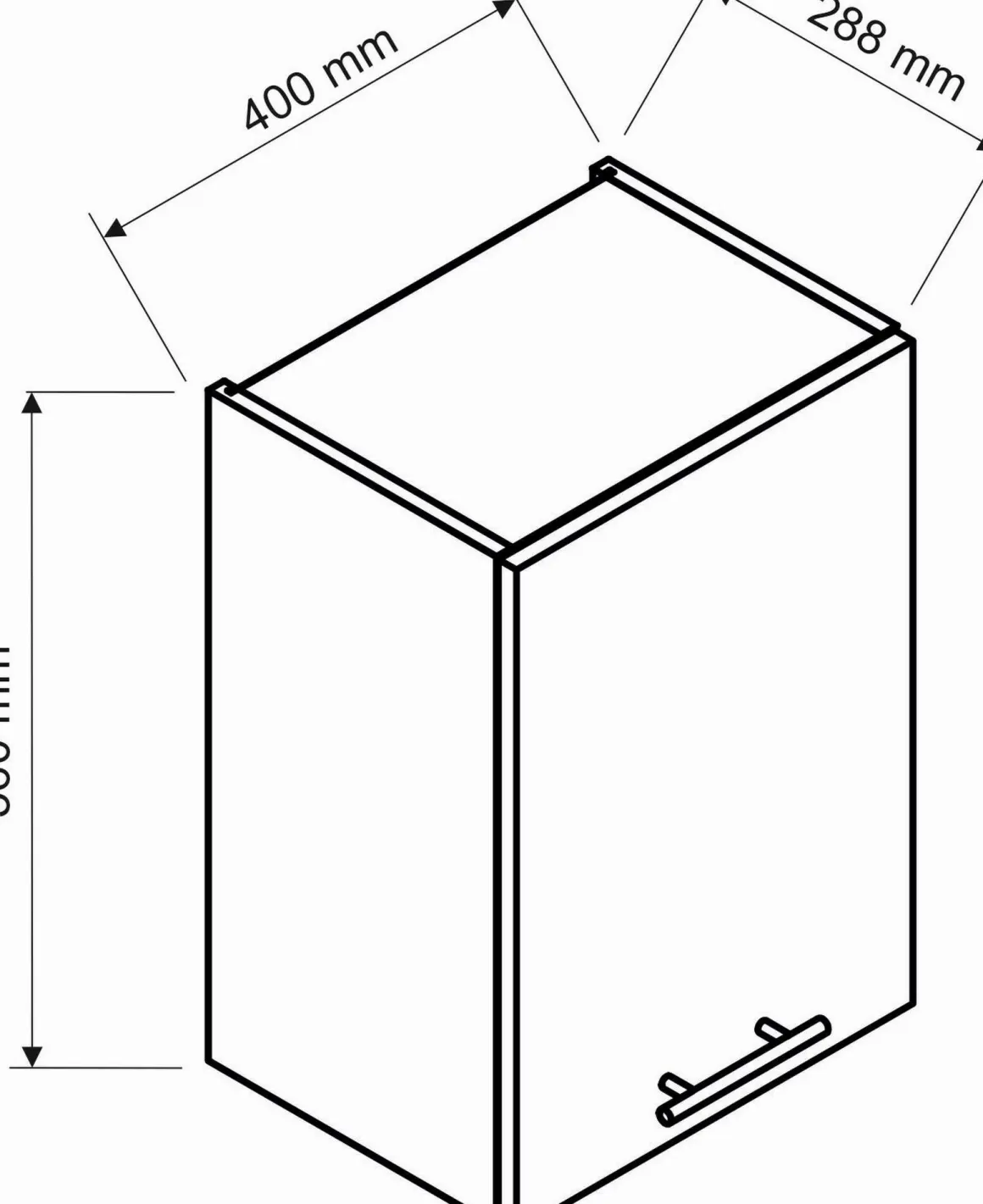 Cucina Nero Antracite Modulabile un Cassetto, un Ripiano - Rostas